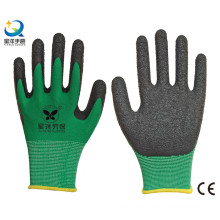 13G Poliéster Shell Latex Palm Coated Guantes de Seguridad